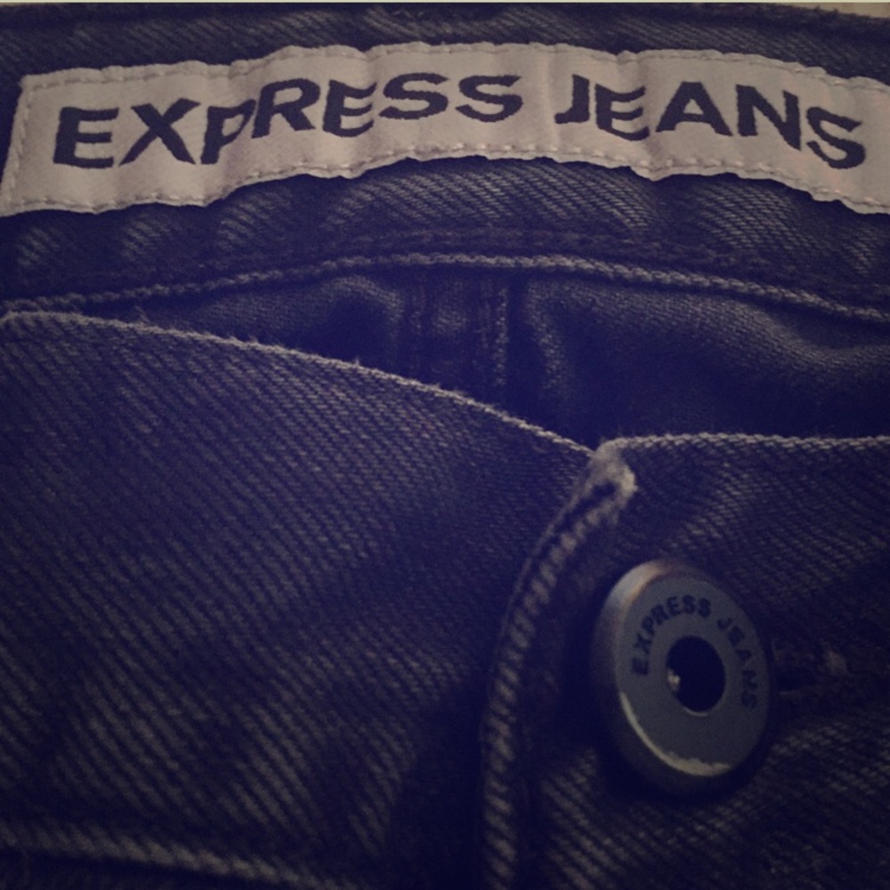 32x30 Slim Straight Leg Grey Jeans by Express